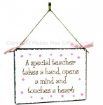 Special Teacher Hanging Vintage Style Design Plaque